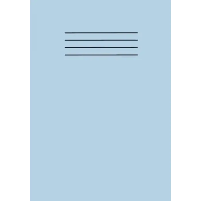 Independently published Sky Blue A5 School Exercise Book Lined Paper Workbook Supplies 101 Pages with Margin Line: For Students, Kids, College, Office, Classroom Use and Home Use Learning Resources