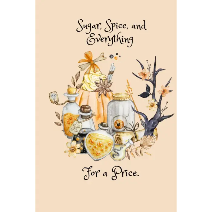 Independently published Sugar, Spice, and Everything For a Price.: An adorable 6x9 witchy notebook with 120 lined pages