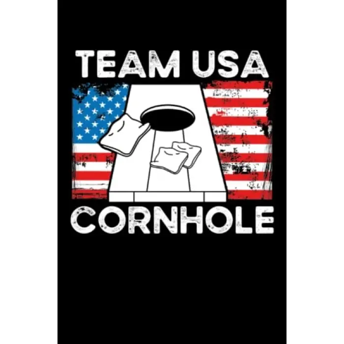 Independently published Team USA cornhole: Dot Grid Jounal ToDo Exercise Book or Diary 6 x 9 (15.24 x 22.86 cm) 120 pages