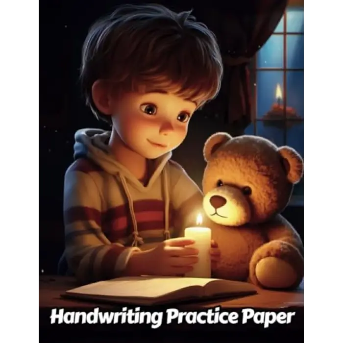 Independently published Teddy Bear Handwriting Practice Paper: Wide Lines With Dotted Midline | For Students Learning To Write Letters | Grades K-2 School | Gift For Cuddly Animal Lovers | 8.5 x 11...