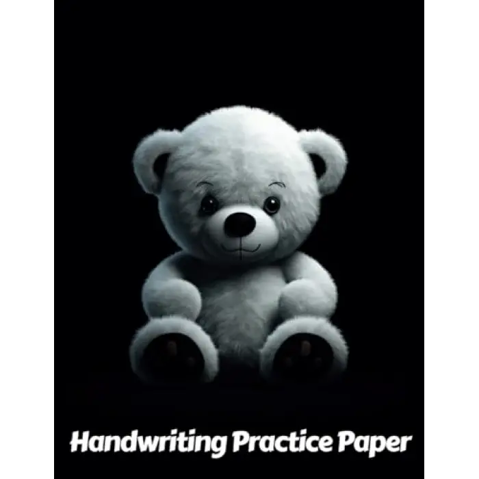 Independently published Teddy Bear Handwriting Practice Paper: Wide Lines With Dotted Midline | For Students Learning To Write Letters | Grades K-2 School | Gift For Cuddly Animal Lovers | 8.5 x 11...