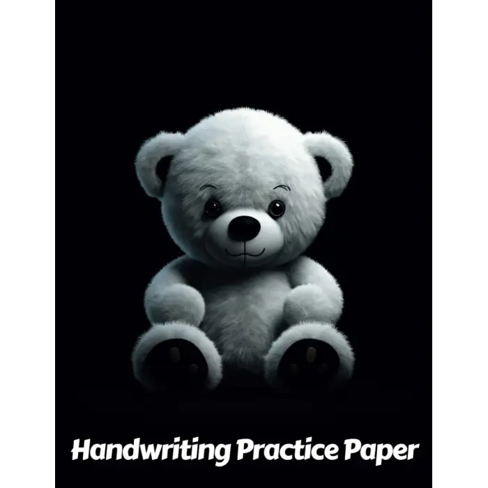 Independently published Teddy Bear Handwriting Practice Paper: Wide Lines With Dotted Midline | For Students Learning To Write Letters | Grades K-2 School | Gift For Cuddly Animal Lovers | 8.5 x 11...