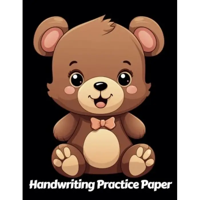 Independently published Teddy Bear Handwriting Practice Paper: Wide Lines With Dotted Midline | For Students Learning To Write Letters | Grades K-2 School | Gift For Cuddly Animal Lovers | 8.5 x 11...