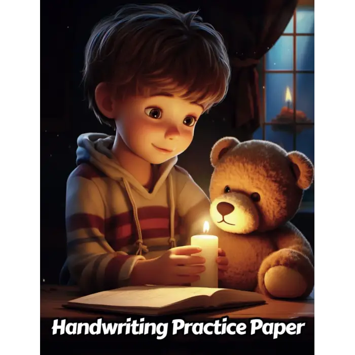 Independently published Teddy Bear Handwriting Practice Paper: Wide Lines With Dotted Midline | For Students Learning To Write Letters | Grades K-2 School | Gift For Cuddly Animal Lovers | 8.5 x 11...