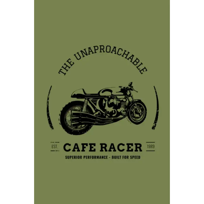 Independently published The Unapproachable, Cafe Racer, Superior Performance, Built For Speed