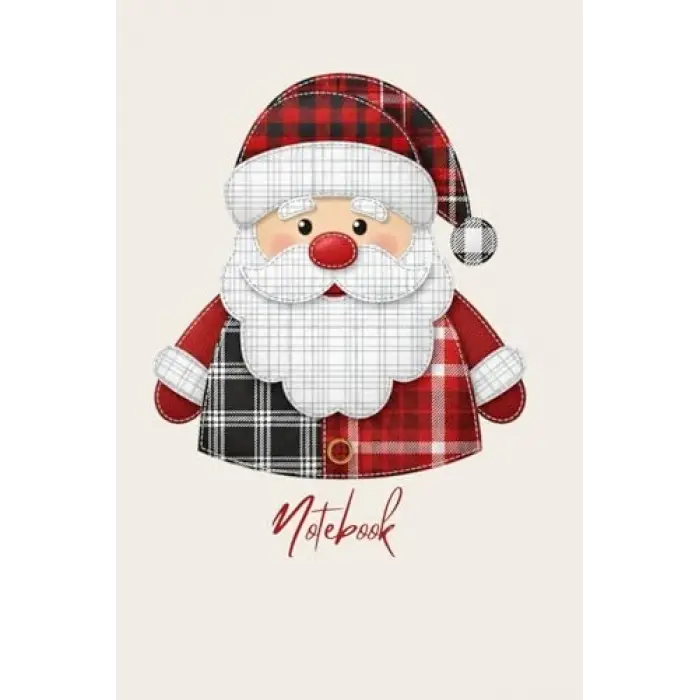 Independently published Ugly sweater book cover with santa