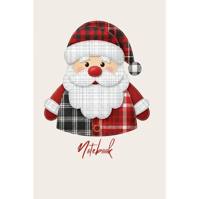 Independently published Ugly sweater book cover with santa