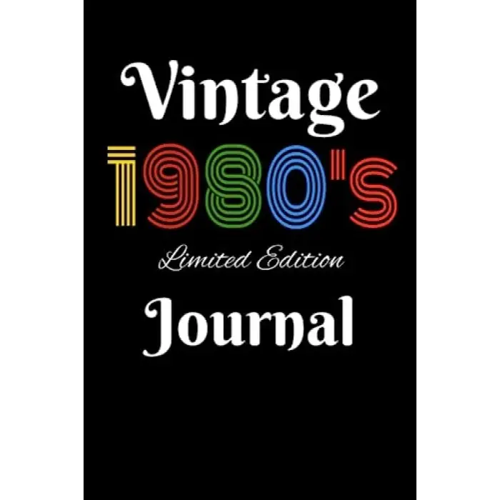 Independently published Vintage 1980s Journal