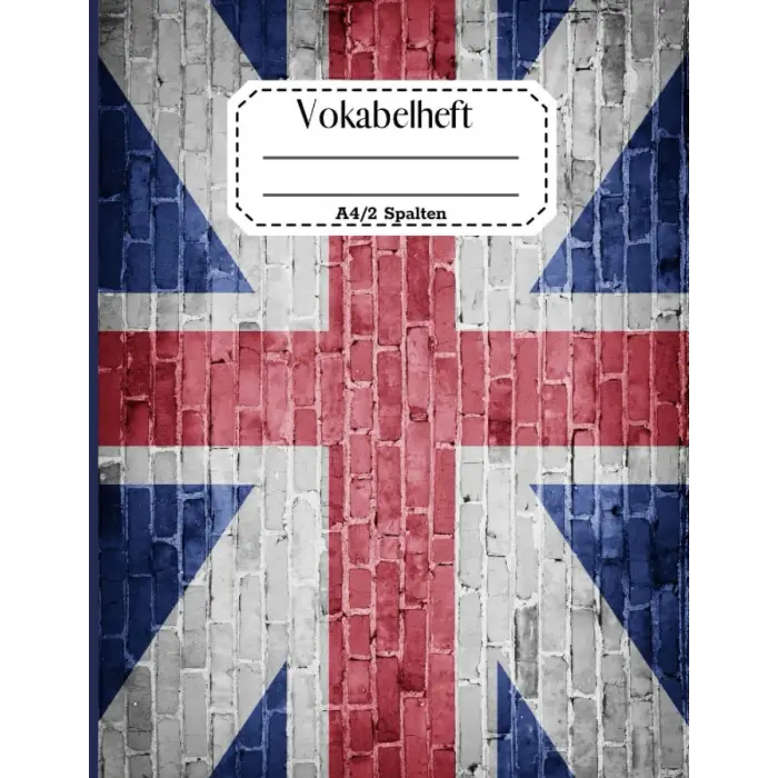 Independently published Vokabelheft A4 2 Spalten: Vokabelheft A4 Englisch mit schönem Design| Inhaltsverzeichnis, Erfolgs-Tracker