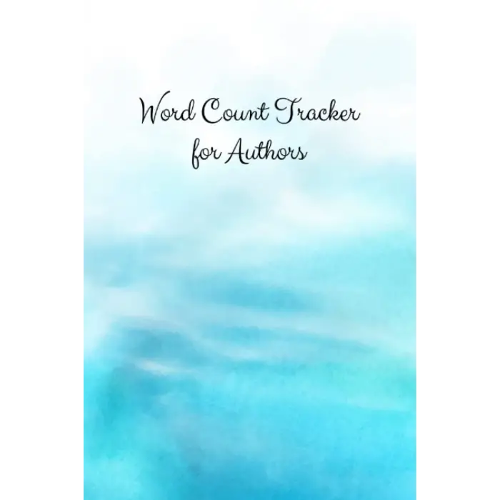 Independently published Word Count Tracker for Authors: 6 x 9 inch notebook
