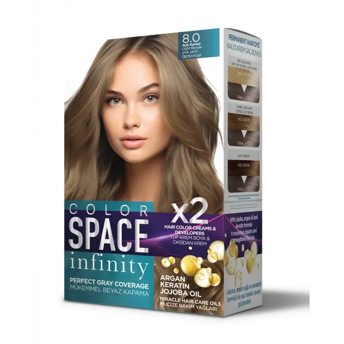 Infınıty Set Saç Boyası 8.0 Açık Kumral