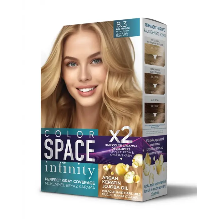 Infınıty Set Saç Boyası 8.3 Bal Köpüğü