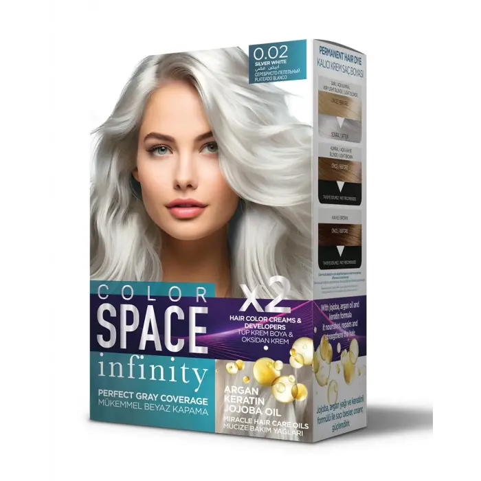Infinity Set Saç Boyası Silver White