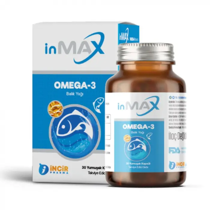 inmax Omega-3 Balık Yağı 30 Softjel Kapsül