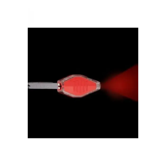 Inova Flashlights Inova Microlight Micro, Şeffaf Gövde, Led Kırmızı Işık