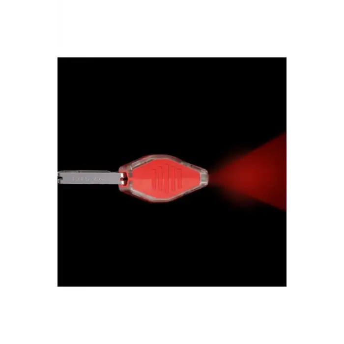 Inova Flashlights Inova Microlight Micro, Şeffaf Gövde, Led Kırmızı Işık