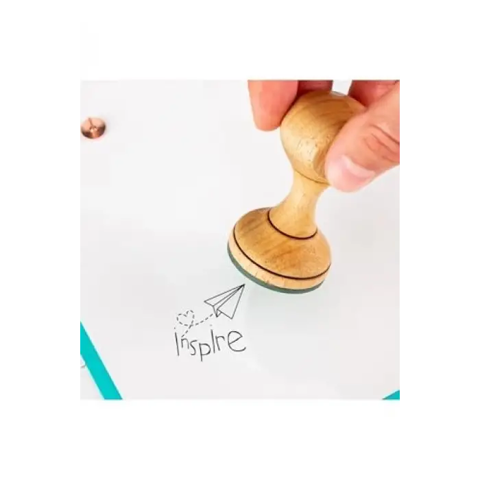 Inspire Ahşap Kaşe Seti