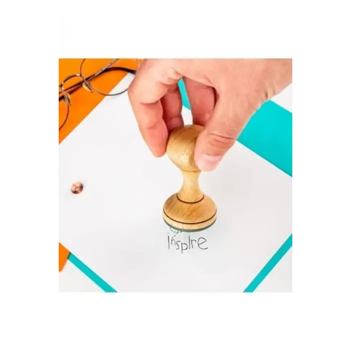 Inspire Ahşap Kaşe Seti