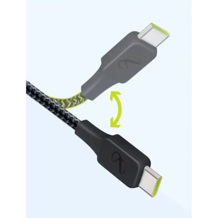 InstantConnect USB-A - USB-C Kablo Siyah 1.5m
