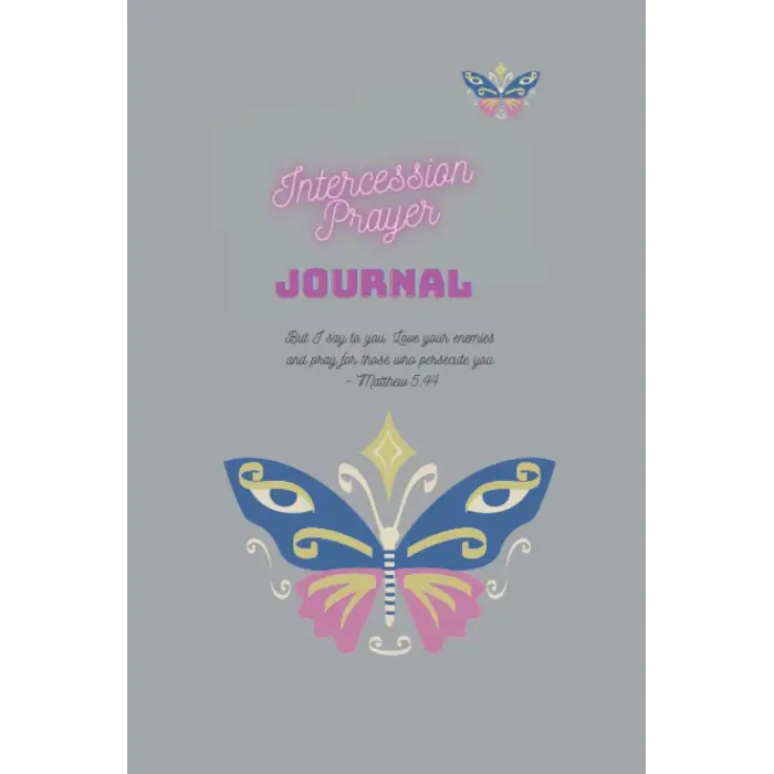 Intercession prayer journal