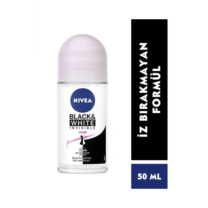 Invisible Clear Deodorant Roll-On, 50 ml