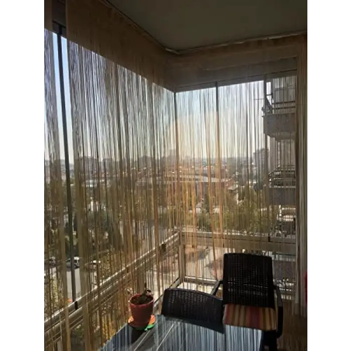 İP Model Gold Renk İP Perde 300 * 280 cm - 2 mm şerit
