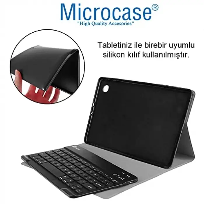 iPad Air 5. Nesil 10.9 Bluetooth Klavyeli Standlı Kılıf - BKK4