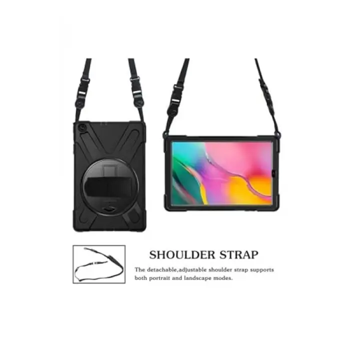 iPad Mini ile Uyumlu 2-3 Defender Tablet Silikon - Siyah