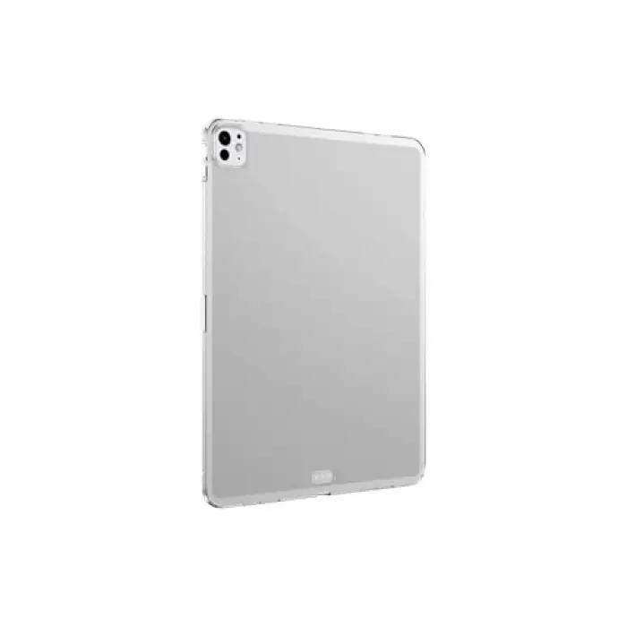 iPad Pro 13 2024 Süper Silikon Tablet Kılıf - Şeffaf
