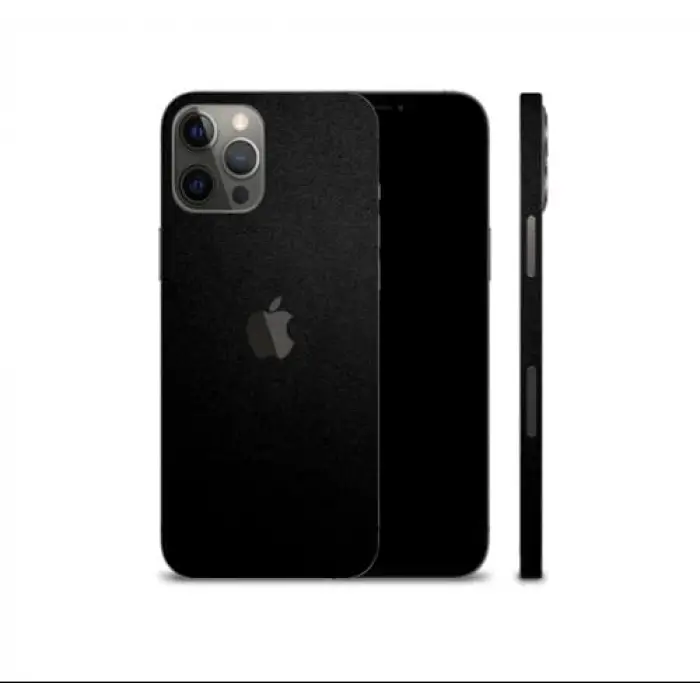 iPhone 12 Pro mat siyah arka kaplama