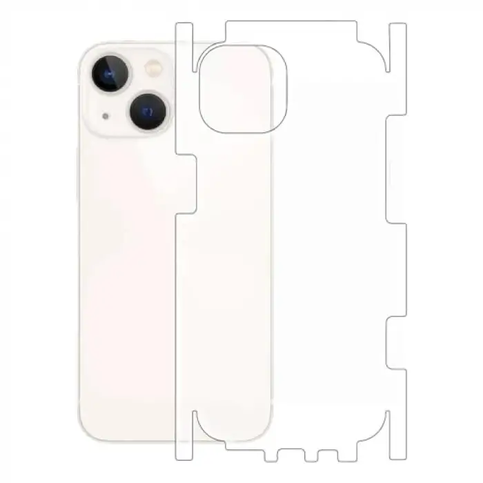 iPhone 13 uyumlu şeffaf 360 arka kaplama