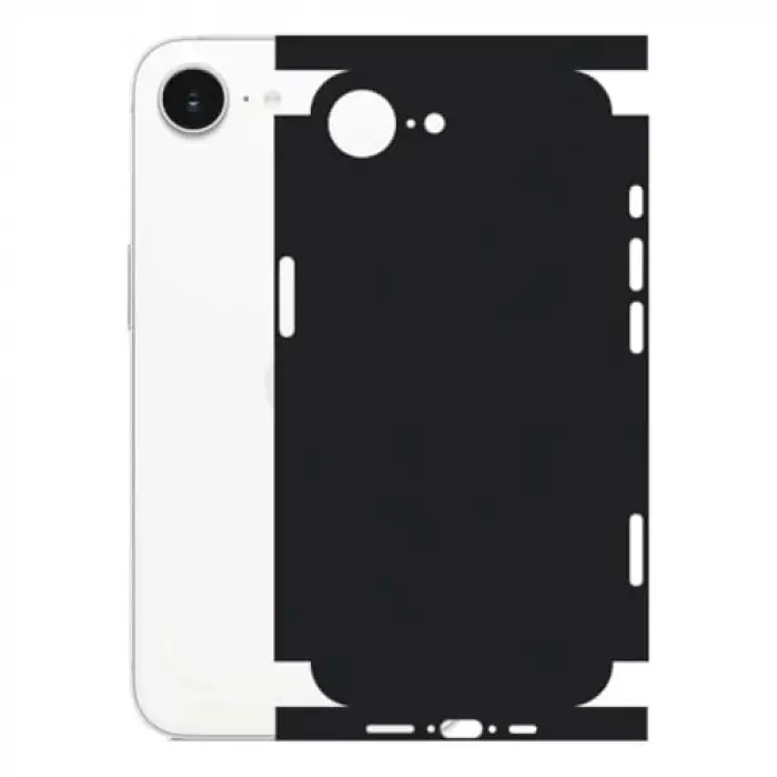 Iphone 16E ile Uyumlu 360 Arka Kaplama Mat Şeffaf