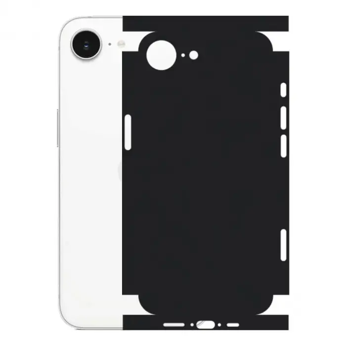 Iphone 16E ile Uyumlu 360 Arka Kaplama Mat Şeffaf
