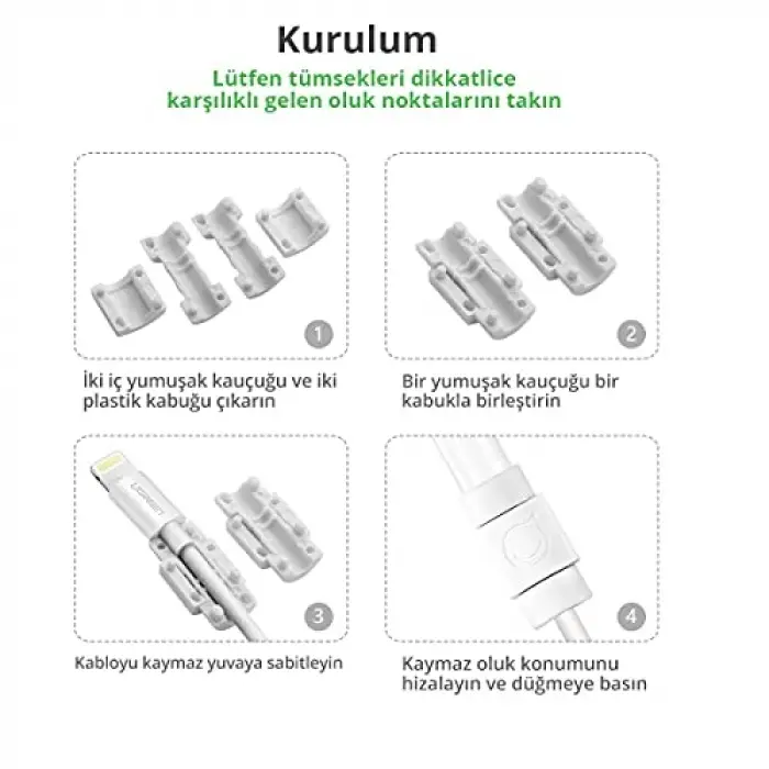 iPhone kablo koruyucu