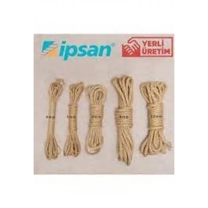 İpsan Kendir Halat (Jüt) 5 Mm (10 Metre)