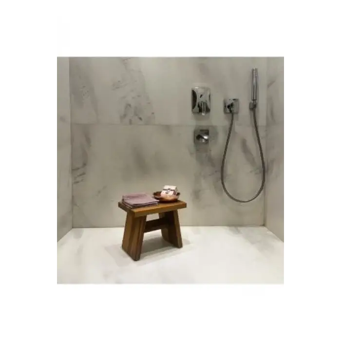 Iroko Ahşap Banyo Taburesi Oturak Step Tool (L)
