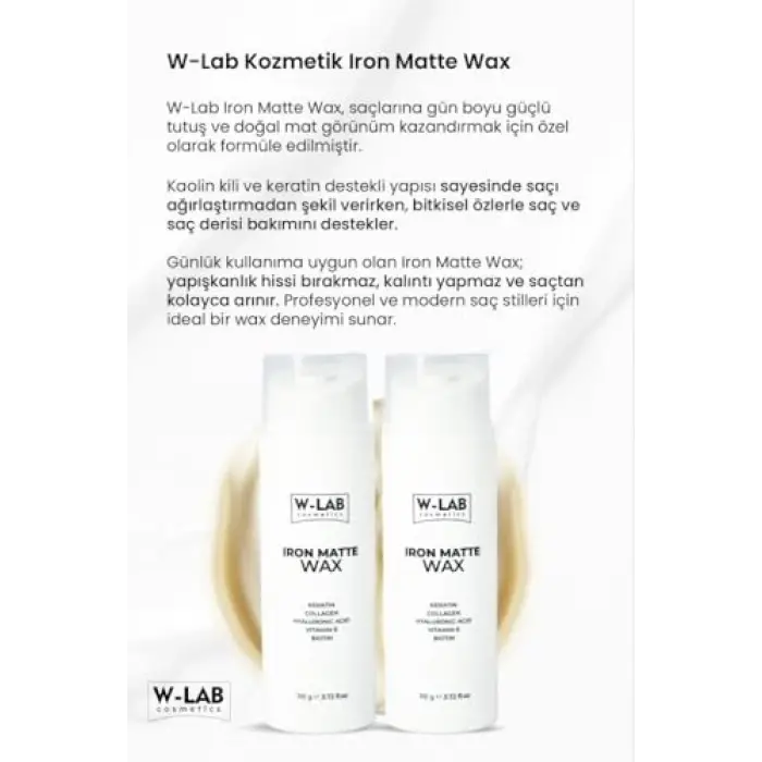 Iron Matte Wax 110 g