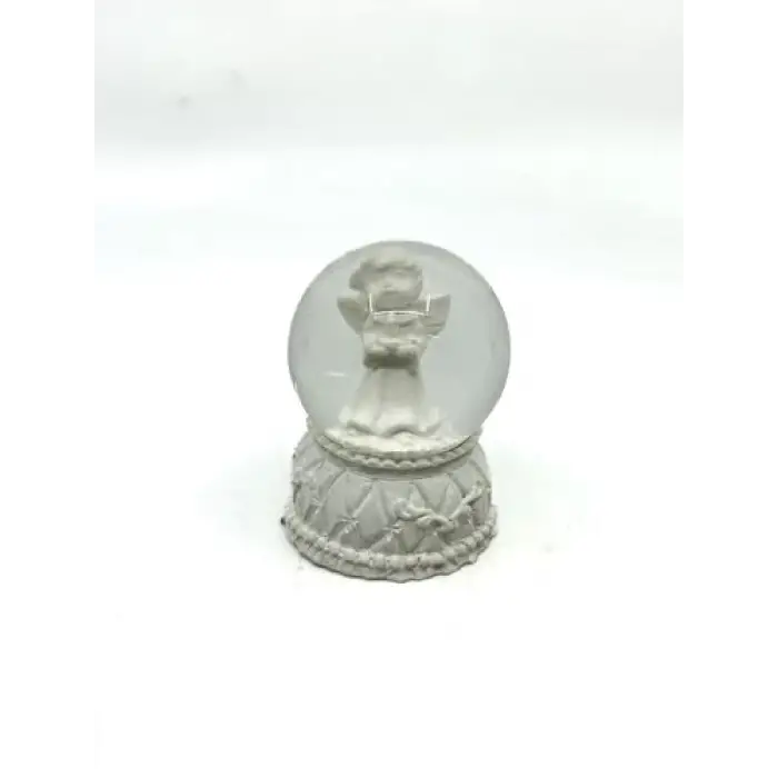 Işıklı Kar Küresi Melek 7 cm