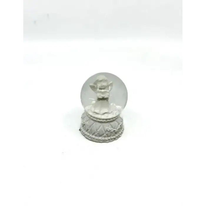 Işıklı Kar Küresi Melek 7 cm