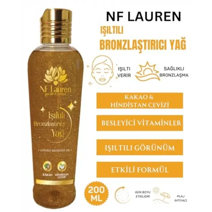 Işıltılı Bronzlaştırıcı Yağ 200 ml