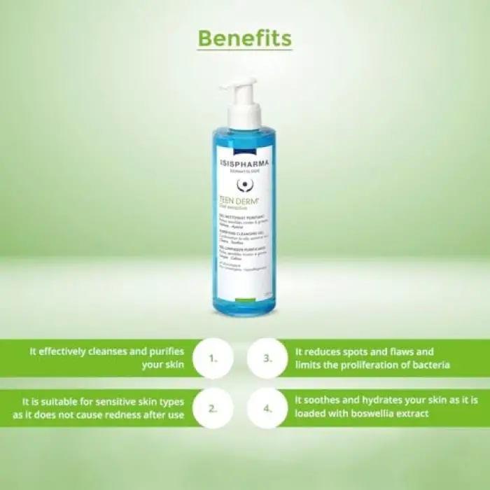 Isıs Pharma Teen Derm Gel Sensitive 250 Ml