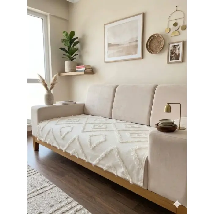 İskandinav Jasmin Koltuk Örtüsü 100 * 240