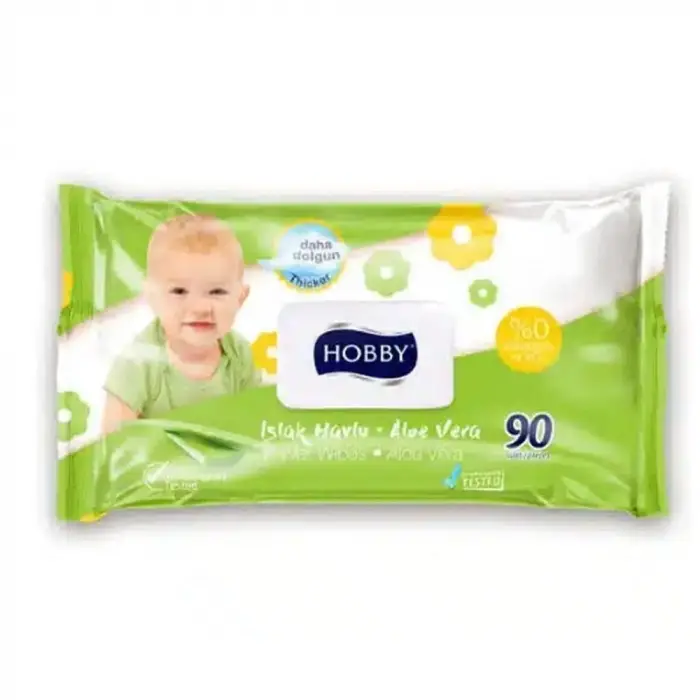Islak Havlu Aloe Vera Kapaklı 90lı