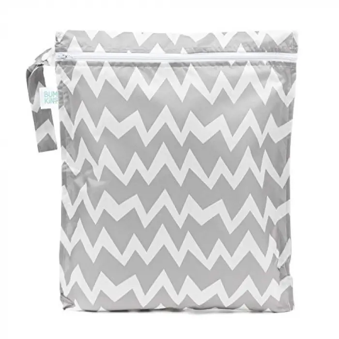 Islak/Kirli Çantası Gray Chevron