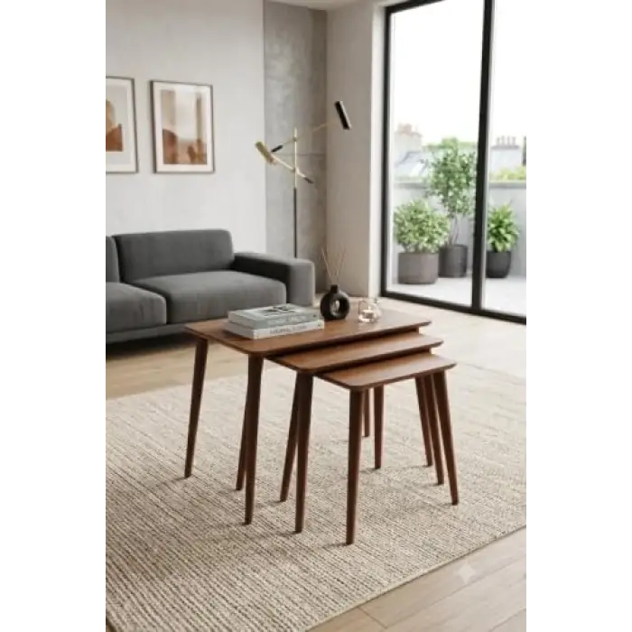 İstanbul 3lü Zigon Sehpa, %100 Mdf