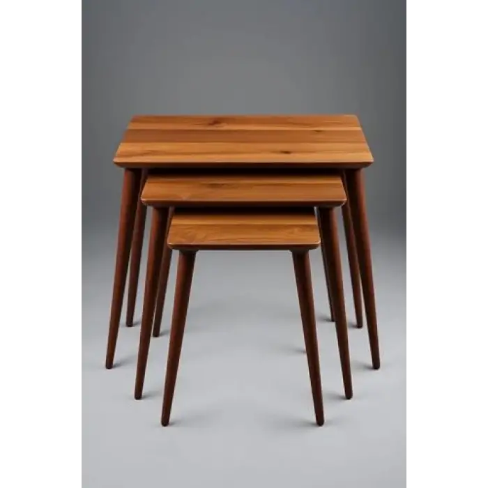 İstanbul 3lü Zigon Sehpa, %100 Mdf