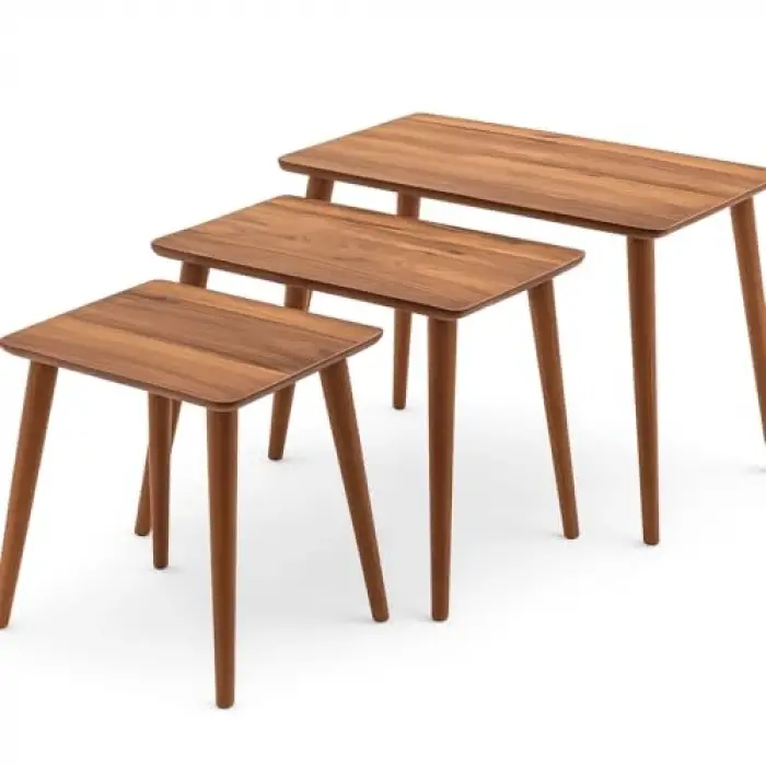 İstanbul 3lü Zigon Sehpa, %100 Mdf