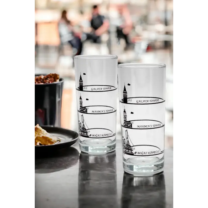 İstanbul Bosphorus 180 ml 4 Parça Cam Rakı Bardağı 9-01010369