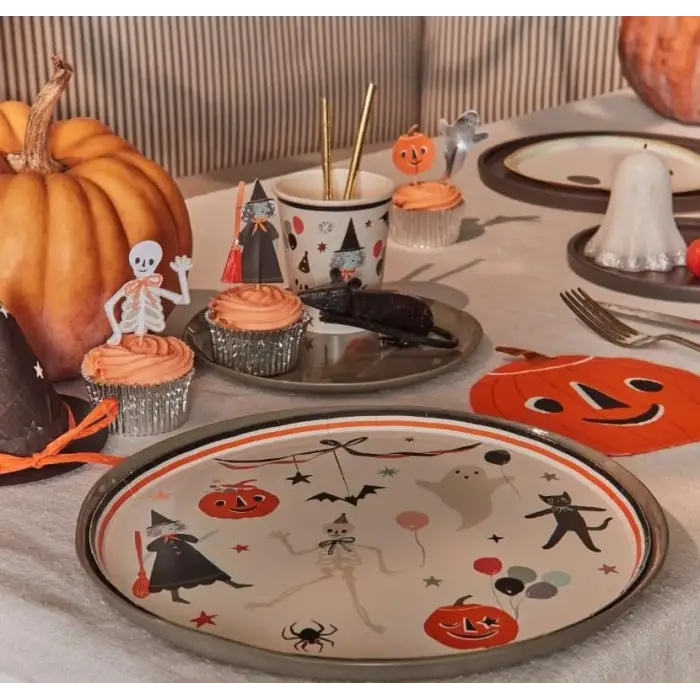 Its Halloween! Cadılar Bayramı Tabağı (L) (8li)
