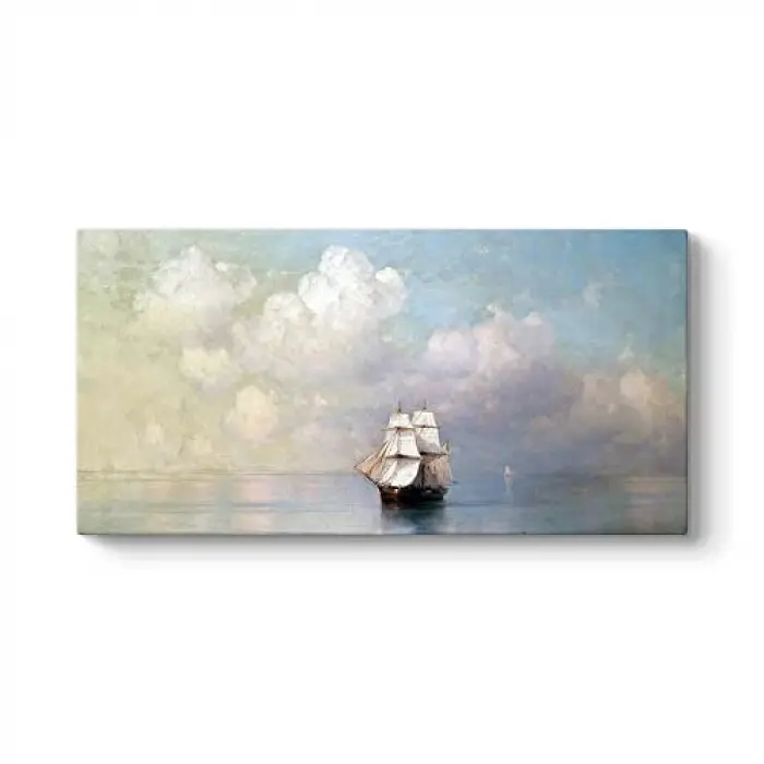 Ivan Ayvazovski - Calm Seas Tablosu 120 x 60
